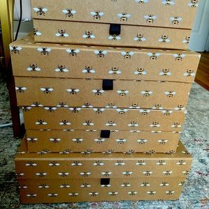 Bee storage boxes
